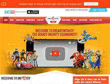 Tablet Screenshot of iheartinfinity.com